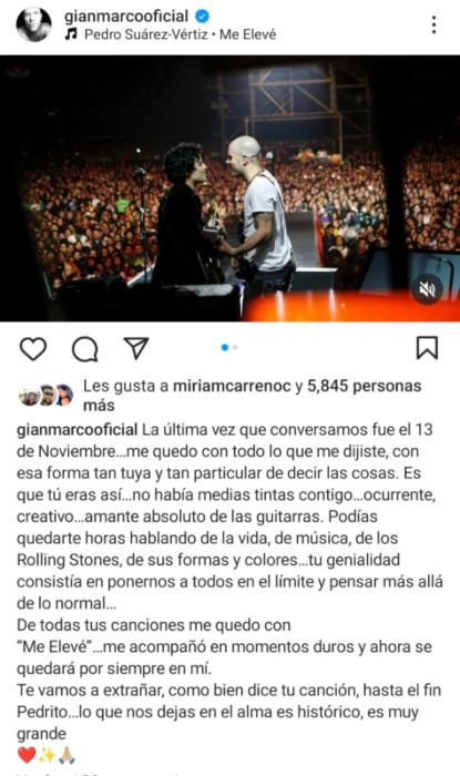 GIANMARCO - PEDRO SUÁREZ VERTIZ