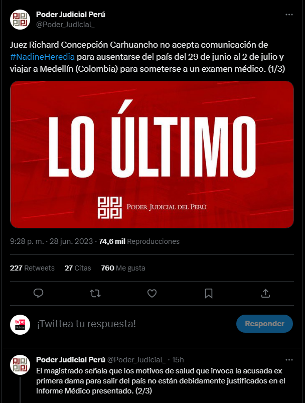 PODER JUDICIAL CASO NADINE HEREDIA