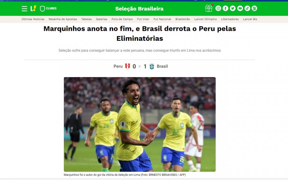 Perú vs Brasil