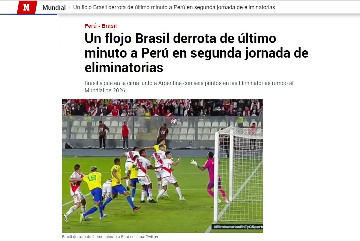 Perú vs Brasil