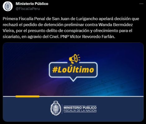 MINISTERIO PUBLICO - CASO WANDA DEL VALLE