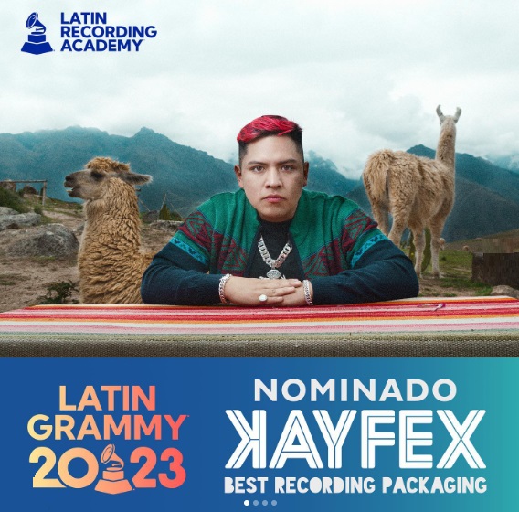 DJ Kayfex, cuando fue nominado al Grammy Latino por el diseño de su álbum