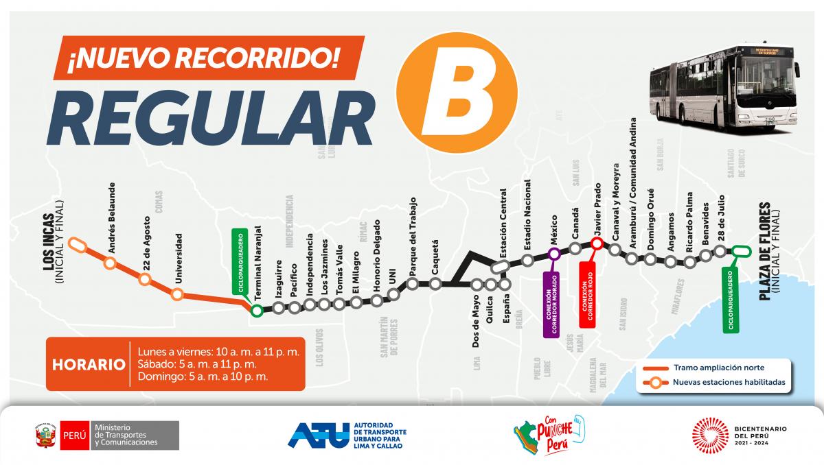 RUTA B DEL METROPOLITANO