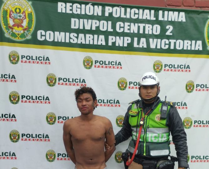 POLICIA DETIENE A HINCHA ALIANCISTA