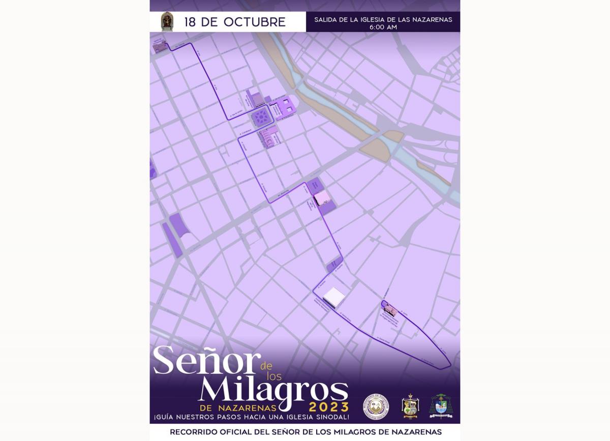 segundo recorrido del señor de los milagros