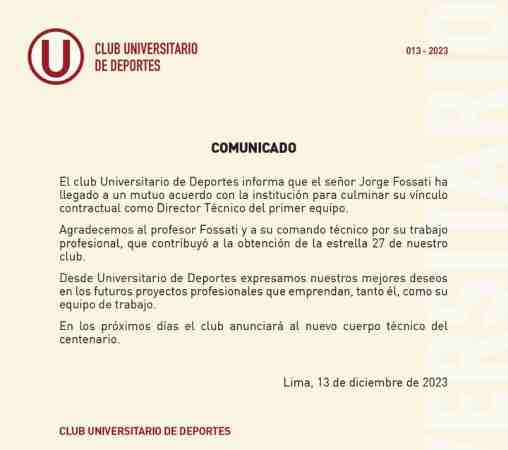 UNIVERSITARIO DE DEPORTES