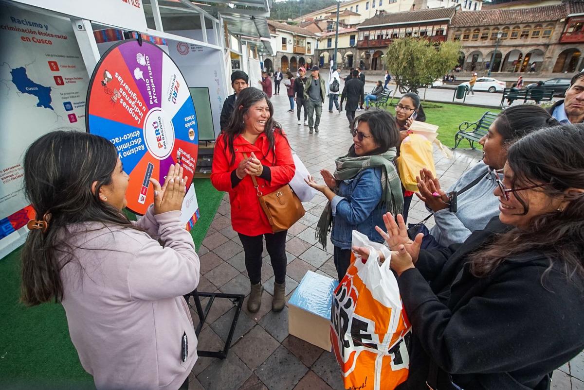 MInisterio de Cultura Perú sin Racismo FIL CUSCO