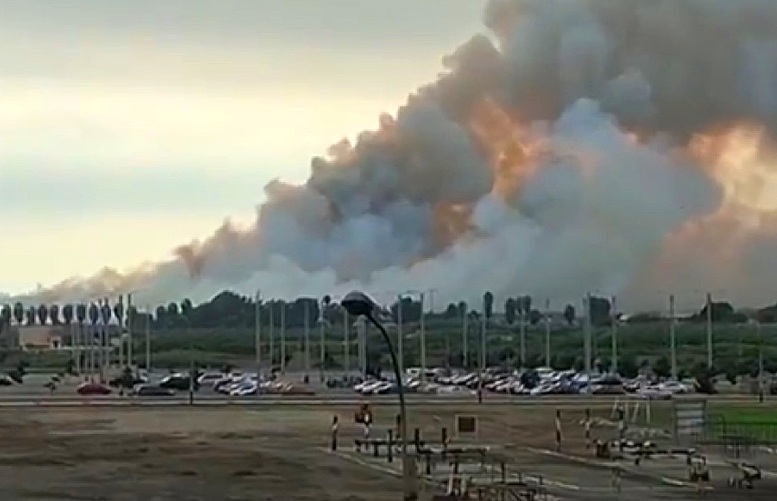 incendio base naval callao