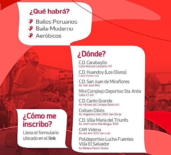 IPD sedes deporte clases de baile